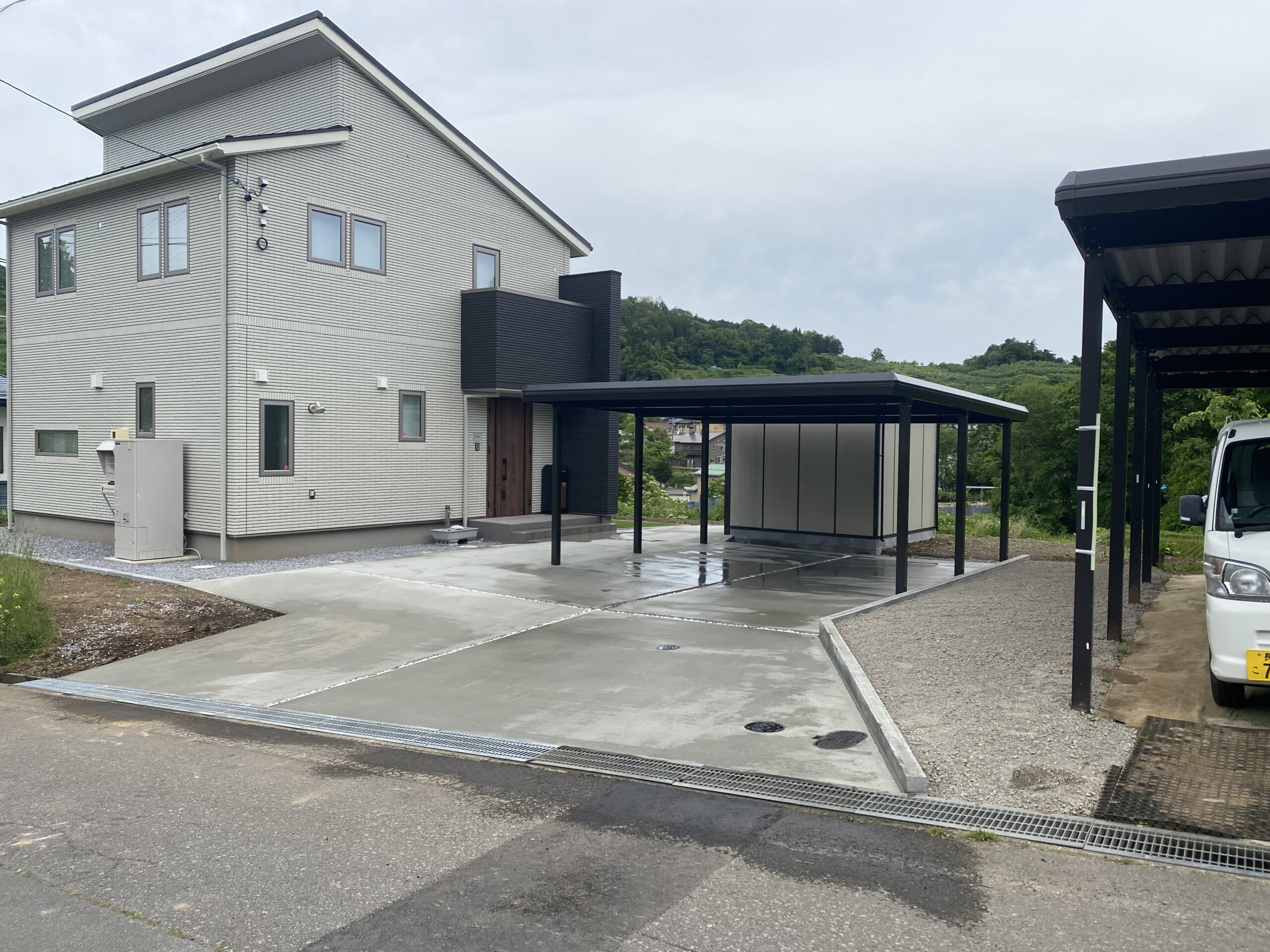 飯綱町にて戸建ての外構工事　〜過去Pic〜